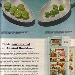 Admiral Refrigerator Ad 1953