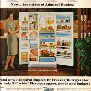 Admiral Refrigerator Ad 1966