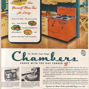 Chambers Oven Ad 1952