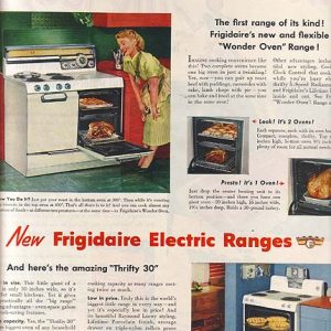 Frigidaire Electric Range Ad 1951