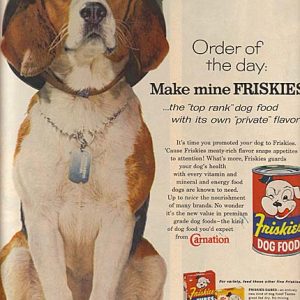 Friskies Ad April 1960