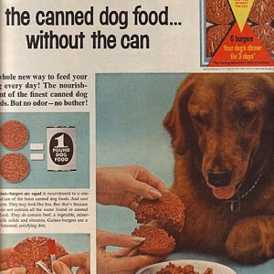 Gaines Burgers Dog Food Ad 1964