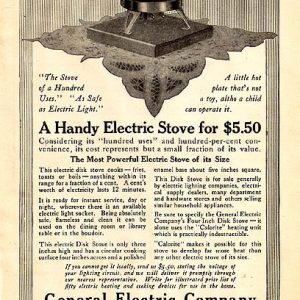 General Electric - Electric Disc Stove Ad
