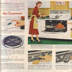 General Electric - Electric Range Ad 1951