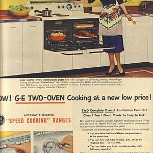 General Electric - Electric Range Ad 1952