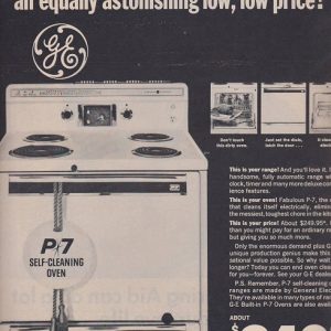 General Electric - Electric Range Ad 1966