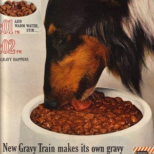 Gravy Train Ad 1962