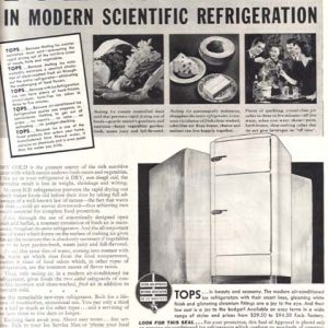 Ice Refrigerator Ad 1939