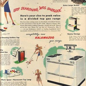 Kalamazoo Gas Ranges Ad 1947