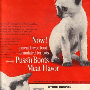 Puss'n Boots Ad 1963