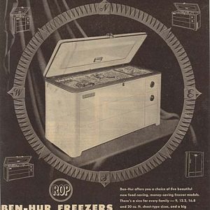 Ben-Hur Freezer Ad 1953