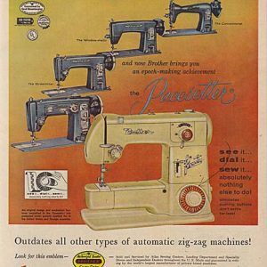 Brother Sewing Machine Ad 1956