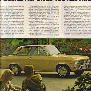 Buick Opel Ad December 1970