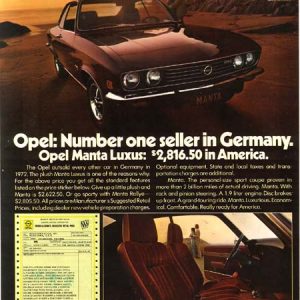 Buick Opel Ad May 1973