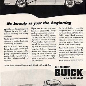 Buick Skylark Ad July 1953