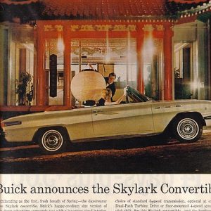 Buick Skylark Convertible Ad 1962