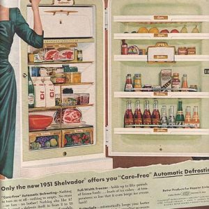 Crosley Refrigerator Ad 1950