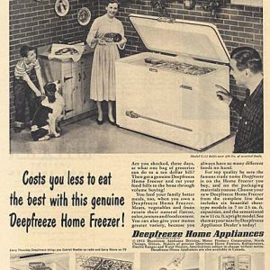 Deepfreeze Freezer Ad 1953