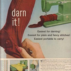 Elna Sewing Machine Ad 1956