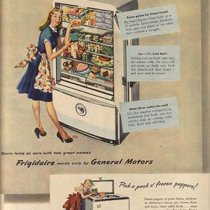 Frigidaire Refrigerator Ad March 1947