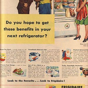 Frigidaire Refrigerator Ad September 1945