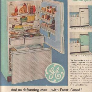 General Electric Refrigerator Ad 1962