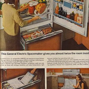 General Electric Refrigerator Ad 1964