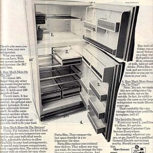 General Electric Refrigerator Ad 1972