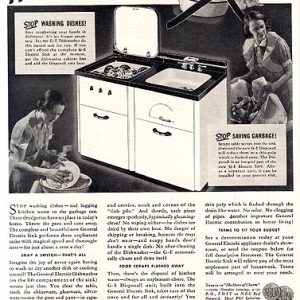 General Electric Sink Ad 1937
