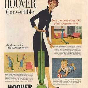 Hoover Vacuum Cleaner Ad 1959