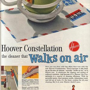 Hoover Vacuum Cleaner Ad 1960