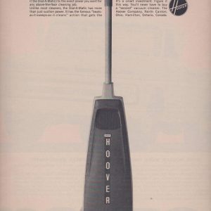 Hoover Vacuum Cleaner Ad September 1964