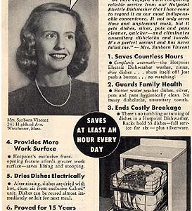 Hotpoint Dishwasher Ad 1948