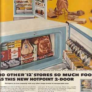 Hotpoint Refrigerator Ad 1958