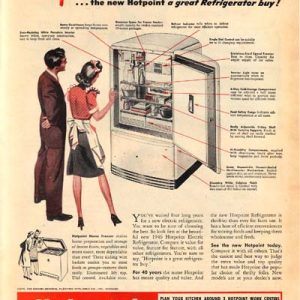 Hotpoint Refrigerator Ad February 1946