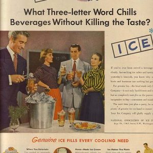 Ice Ad 1950