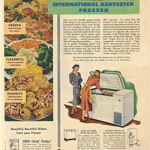 International Harvester Freezer Ad 1948