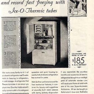 Kelvinator Refrigerator Ad 1930