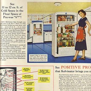 Kelvinator Refrigerator Ad 1950