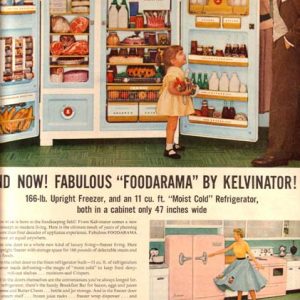 Kelvinator Refrigerator Ad 1955