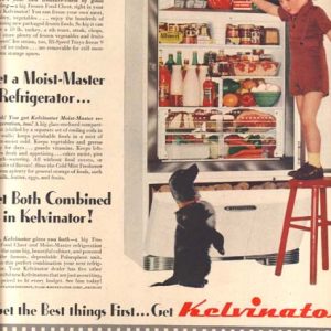 Kelvinator Refrigerator Ad April 1947