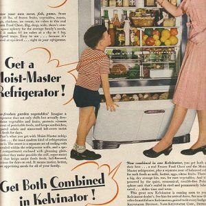 Kelvinator Refrigerator Ad July 1946