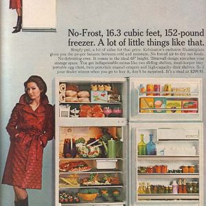 Kelvinator Refrigerator Ad July 1966