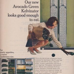 Kelvinator Refrigerator Ad June 1966