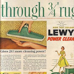 Lewyt Vacuum Cleaner Ad 1956