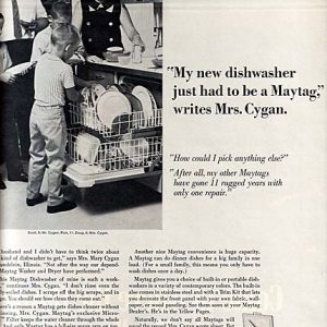 Maytag Dishwasher Ad 1970