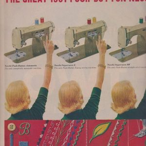 Necchi Sewing Machine Ad 1957