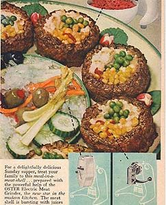 Oster Meat Grinder Ad 1957