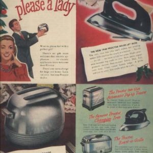 Proctor Kitchen Appliances Ad 1947