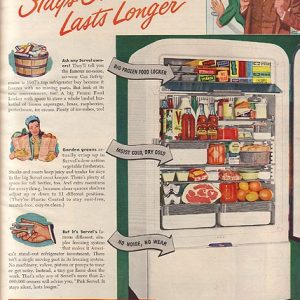 Servel Refrigerator Ad 1947